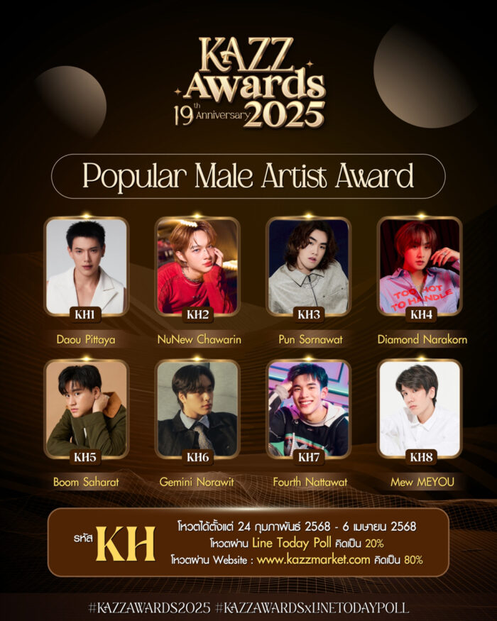 VOTE KH Popular Male Artist Award 2024